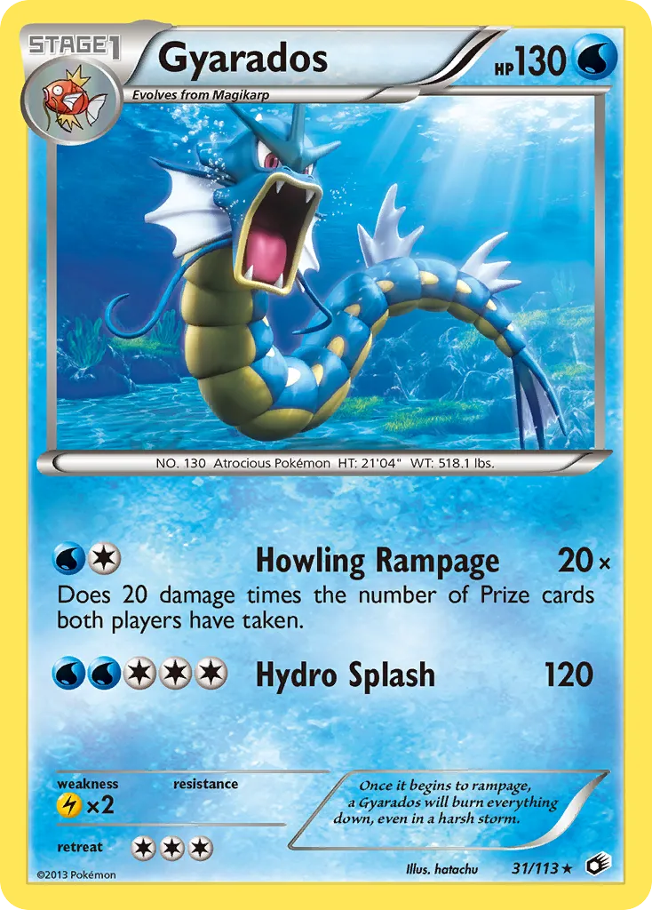 Gyarados #31, Legendary Treasures