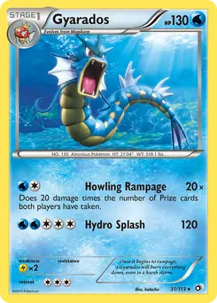Gyarados #31, Reverse Foil