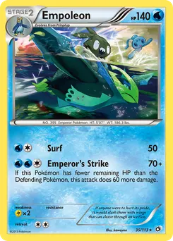 Empoleon #35, Reverse Foil