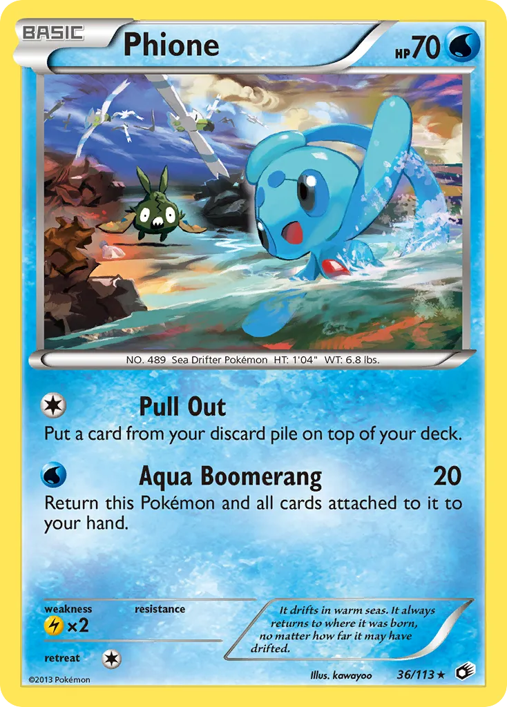 Phione #36, Legendary Treasures Reverse Foil
