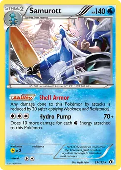 Samurott #39, Reverse Foil