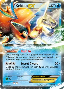 Keldeo-EX #45, Standard