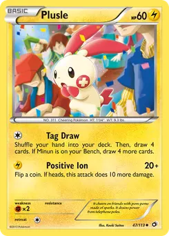Plusle #47, Reverse Foil