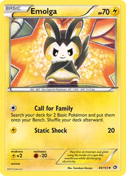 Emolga #49, Reverse Foil
