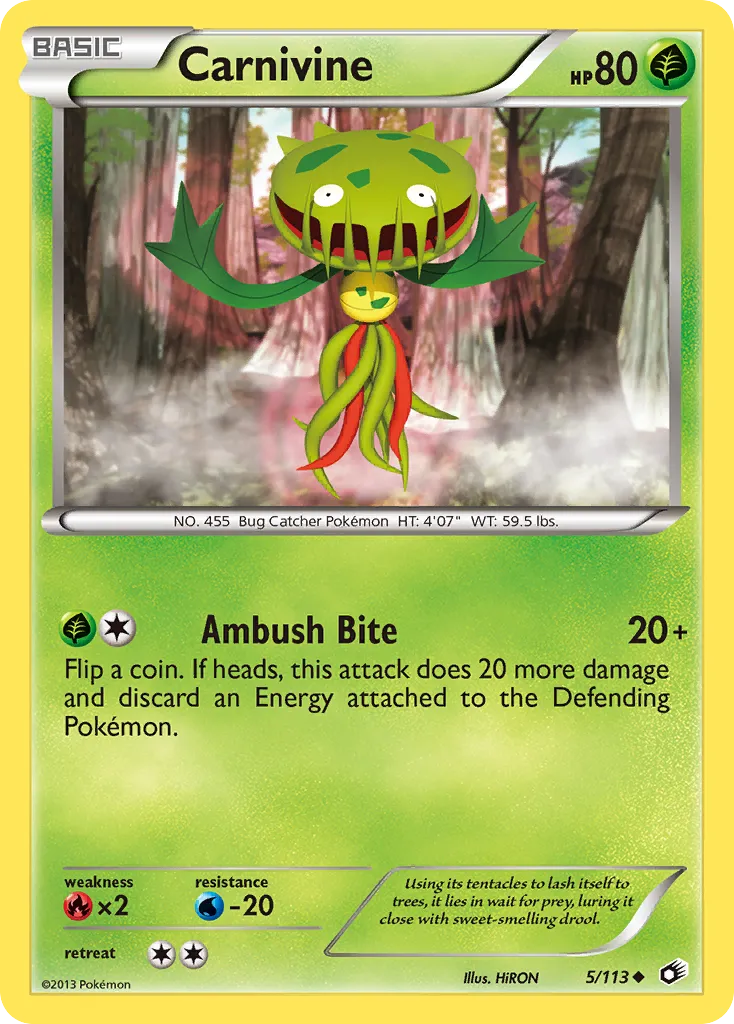 Carnivine #5, Legendary Treasures