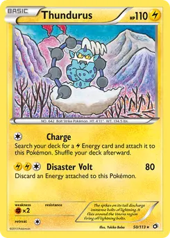 Thundurus #50, Reverse Foil
