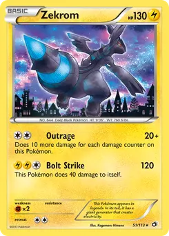 Zekrom #51, Reverse Foil
