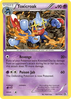 Toxicroak #63, Reverse Foil