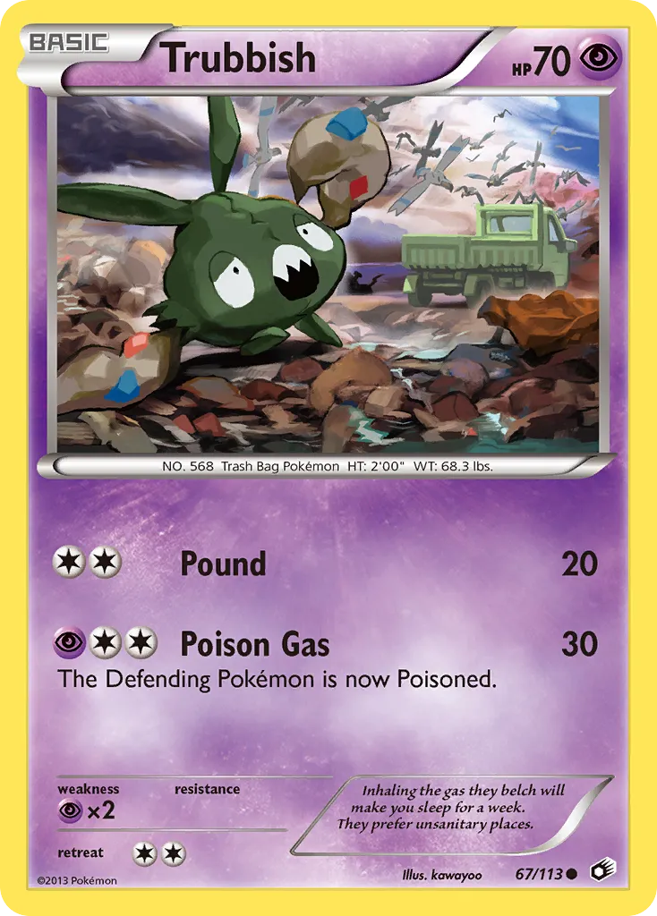 Trubbish #67, Legendary Treasures Reverse Foil