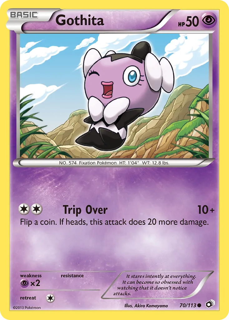 Gothita #70, Legendary Treasures Reverse Foil