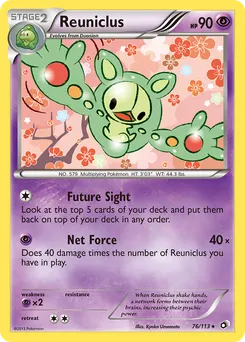 Reuniclus #76, Reverse Foil