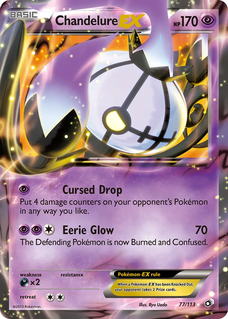 Chandelure-EX #77, Legendary Treasures