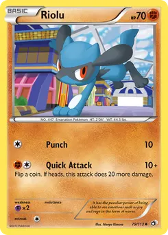 Riolu #79, Reverse Foil