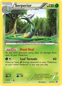 Serperior #8, Reverse Foil