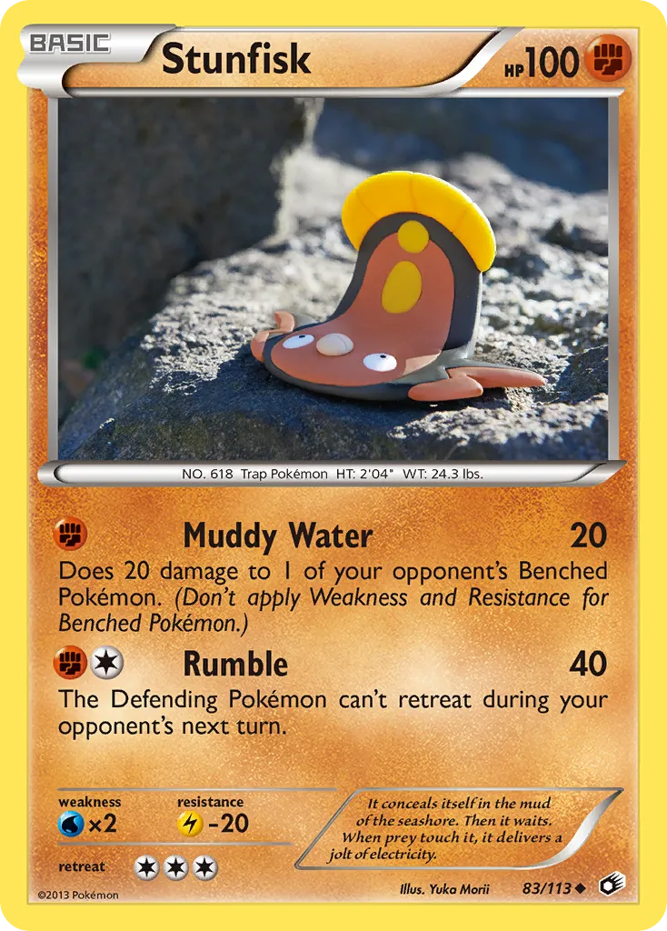 Stunfisk #83, Legendary Treasures Reverse Foil