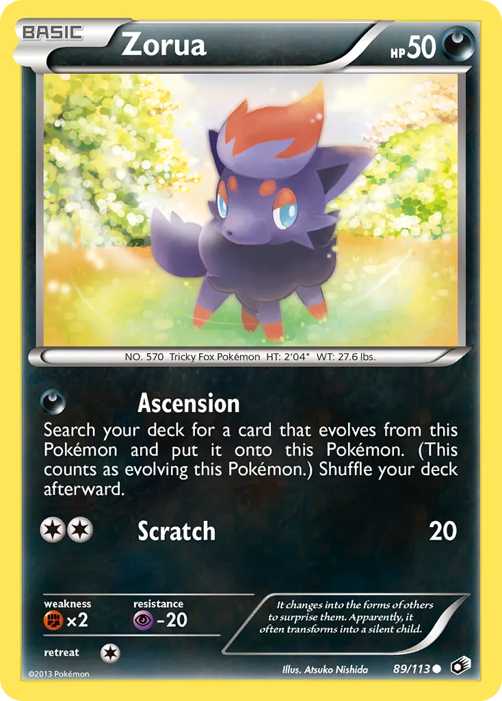 Zorua #89, Legendary Treasures