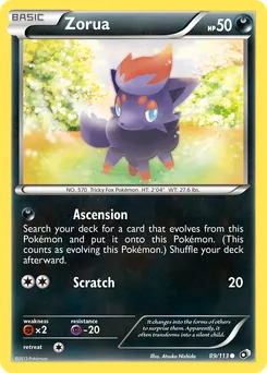 Zorua #89, Reverse Foil