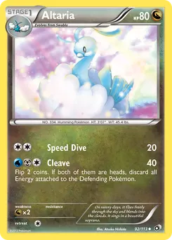 Altaria #92, Reverse Foil