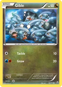 Gible #94, Reverse Foil