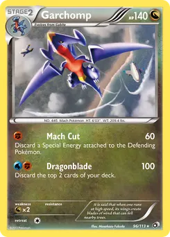 Garchomp #96, Reverse Foil