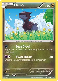 Deino #97, Crosshatch-2013 1st Place Pokemon League