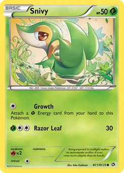 Snivy #RC1, Legendary Treasures