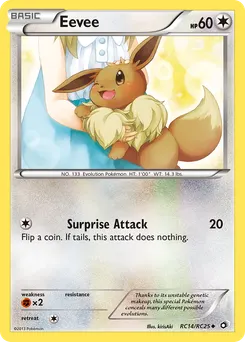 Eevee #RC14, Legendary Treasures