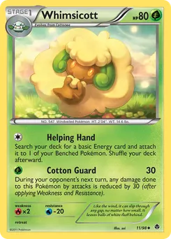 Whimsicott #11, Reverse Foil