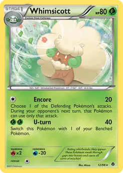 Whimsicott #12, Reverse Foil