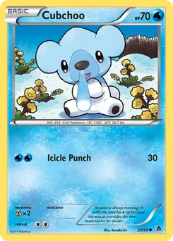Cubchoo #29, Reverse Foil
