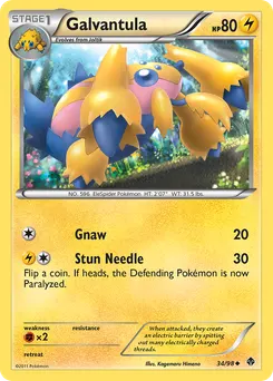 Galvantula #34, Reverse Foil