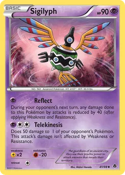 Sigilyph #41, Reverse Foil