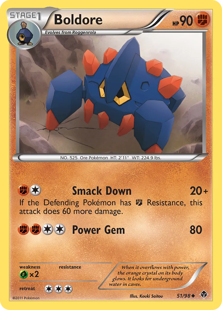 Boldore #51, Emerging Powers Reverse Foil