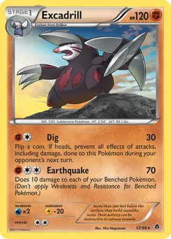 Excadrill #57, Reverse Foil