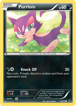 Purrloin #64, Reverse Foil