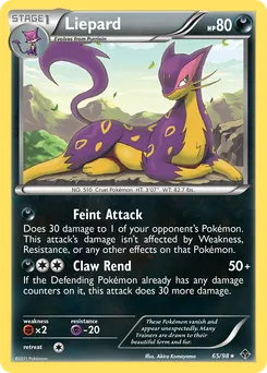 Liepard #65, Reverse Foil