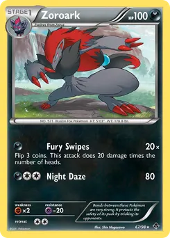 Zoroark #67, Reverse Foil