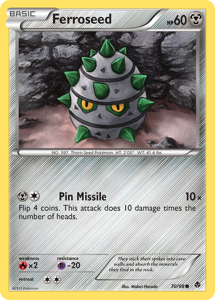 Ferroseed #70, Emerging Powers Reverse Foil