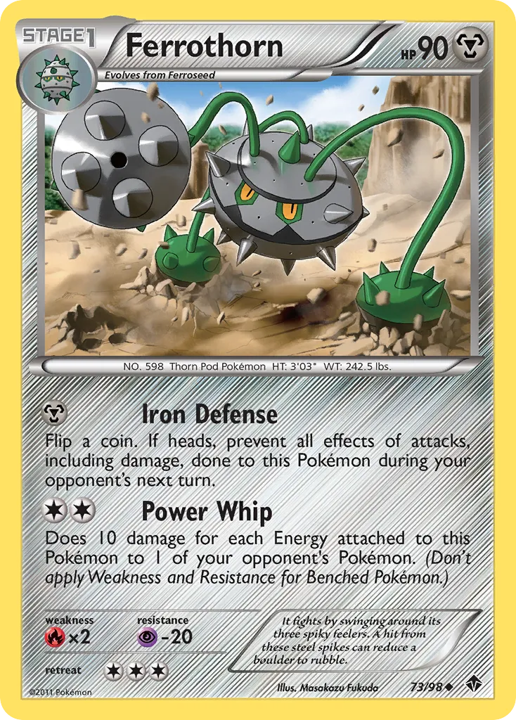 Ferrothorn #73, Emerging Powers Reverse Foil