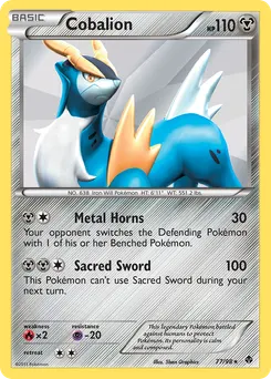 Cobalion #77, Reverse Foil