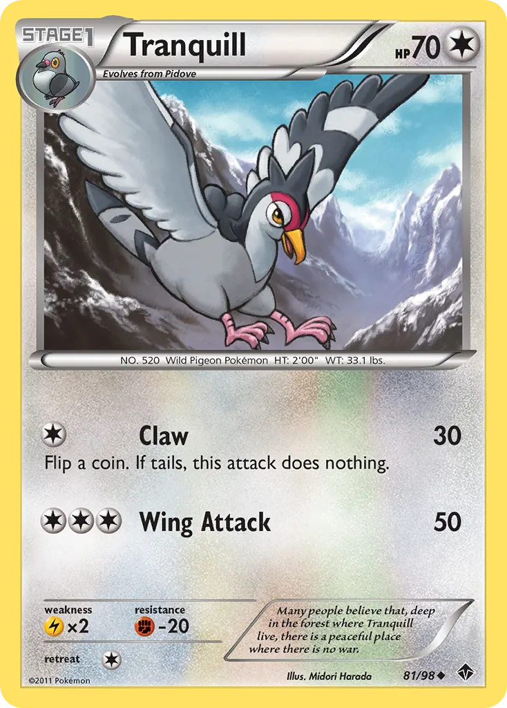 Tranquill #81, Emerging Powers Reverse Foil