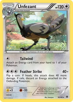 Unfezant #82, Crosshatch-2012 Pokemon League