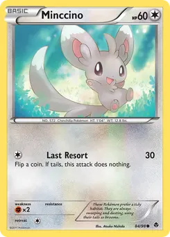 Minccino #84, Reverse Foil