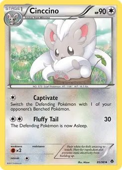 Cinccino #85, Reverse Foil