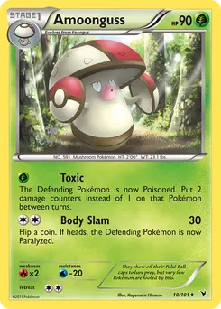Amoonguss #10, Reverse Foil