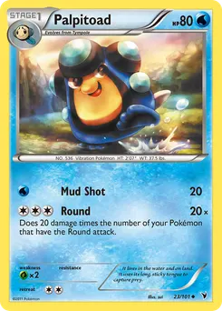 Palpitoad #23, Reverse Foil