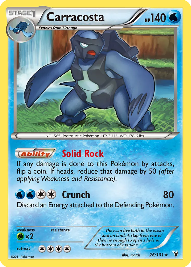 Carracosta #26, Noble Victories Reverse Foil