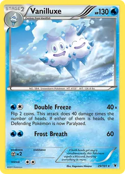 Vanilluxe #29, Reverse Foil