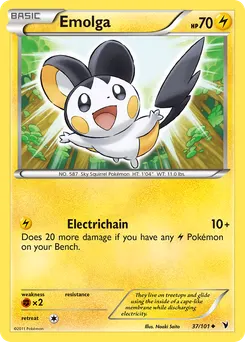 Emolga #37, Reverse Foil