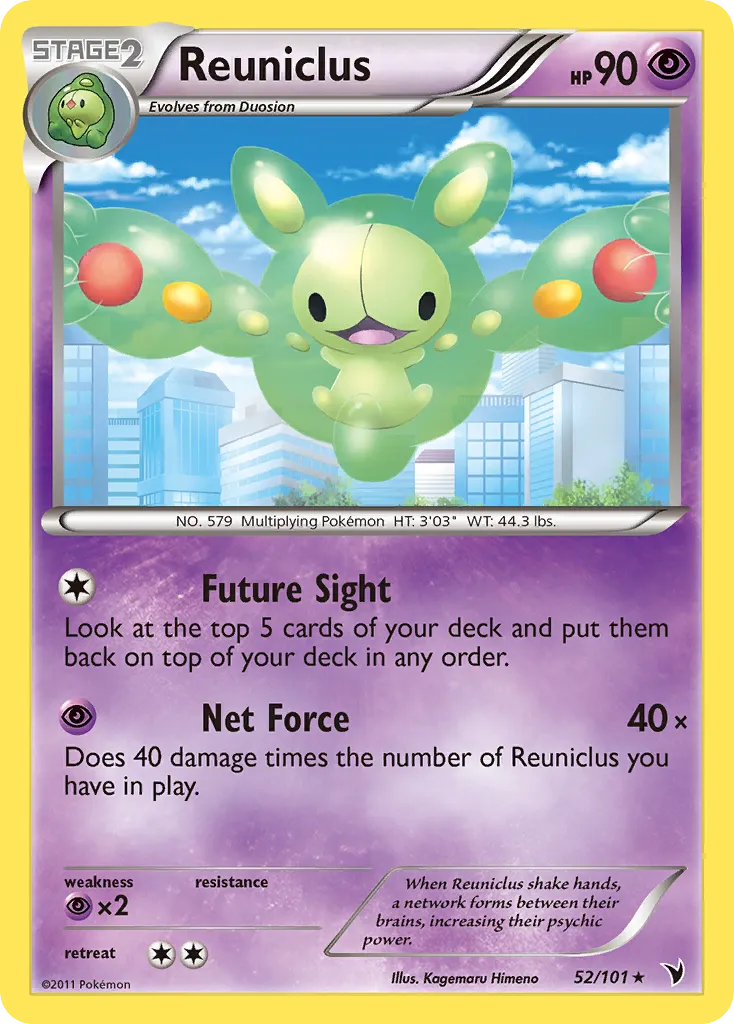 Reuniclus #52, Noble Victories Reverse Foil